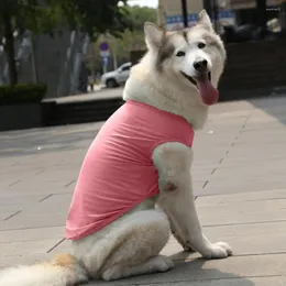 Dog Apparel Vest Soft Arched Hem Pet Sleeveless Pullover Clothes For Outdoor