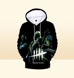 Men039s Bluzy Bluzy 3D Drukuj Dead by Daylight śmierć nie jest ucieczką unisex ubrania menwomen039s długie rękawy stre6802299