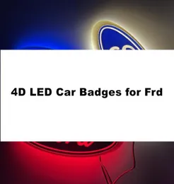 145 × 56 مم شارات LED بيضاء اللون الأزرق الأحمر 4D LED أضواء شعار الشعار الخلفي الرموز 9823772
