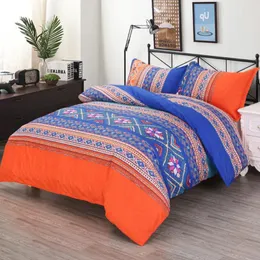Bedding Sets Nordic Bohemian Style Set 200x230 230x260 Duvet Quilt Cover Pillowcases 3pcs Microfiber For Bedroom All-Season Available
