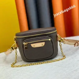 Tasarımcı Pochette Crossbody Luxury vs Mini Bumbag Kemer Sokan Saz Kadın Tote Çanta Debriyaj Bel Çantası Mens Fanny Pack Pembe Deri Omuz Çantaları