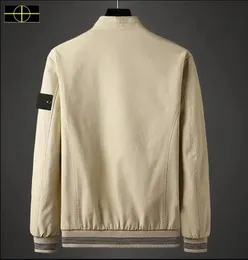 Taş ceket moda tasarımcısı erkek ceketler bahar sonbahar dış giyim trençkahası fermuar kıyafetleri dış giyim ceket boyutu poi03