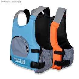 Life Vest Buoy قوارب الكاياك محمولة ركوب النجاة للبالغين صيد الجيب الجيب الرياضة المائية السباحة للسيارات النجاة jacketq240412