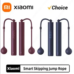 Xiaomi Mijia Smart Hoppning Jump Rope Counter med Xiaomi Fit App Justerbar kaloriberäkning Sport Fitness Professional