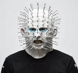 Neue Halloween Scary Pinhead Zombie Masken Hellraiser Film Cosplay Latex Erwachsene Party Masken für Halloween7466926