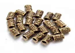 24st Top Silver Norse Viking Runes Charms Pärlor Fynd för armband för hänghalsband för skägg eller hårvikingar Rune Kits4374876