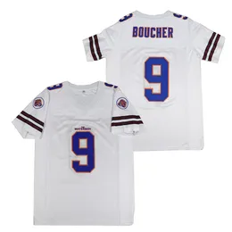 Bobby Boucher #9 The Waterboy Adam Sandler Movie Mud Dogs Bourbon Bowl Football Jersey 240402