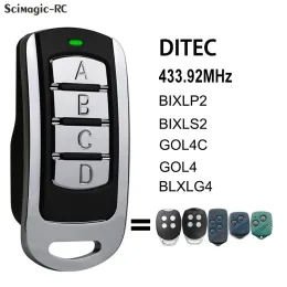 링 DITEC GOL4 BIXLP2 BIXLS2 BIXLG4 GOL4C 원격 제어 복제기 4CHANNEL 433.92MHZ 차고 문 오프너 게이트 키 체인