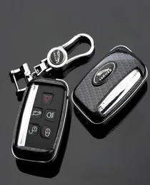 Para Jaguar XE XF XJ FPACE Carber Style Car Casa de casca remota capa FOB da caixa com keychain3495481