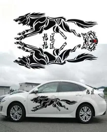 ملصقات سيارة الذئب العالمي للسيارة ملصقات حيوانات جسم الشاشة 92678143659149