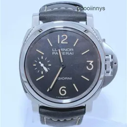 ساعات معصم بانيريس الفاخرة الساعات الغاطسة السويسرية التكنولوجيا Luminor 8 Giorni 44mm Manual Menual Watch Pam 915 تم بيعها كما هو 5ij8