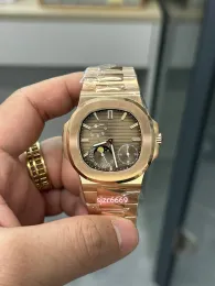 Panamera esclusiva 5712 Diametro di orologio 40 mm dotato di movimento integrato Cal.240 per ottenere un quadrante di energia cinetica a pieno regime di cioccolato oro rosa 24 carati