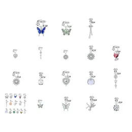 Näsringar Studs smycken kirurgiskt stål septum klickar ring punk kvinnor män zirkon body pS0894 6nfpc drop leverans ot5ra