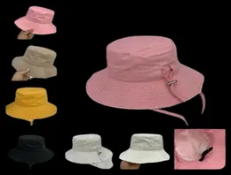 Женщина широкая ковша шляпы 2022 весна лето Новые дышащие женские девушки Le Bob Artichaut Fisherman Sun Hat Cap Big Brim UV PET2208106
