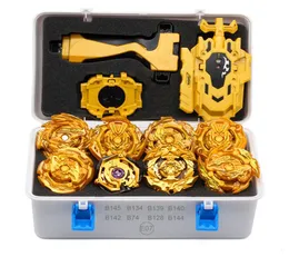 Gold Takara Tomy 런처 Beyblade Burst Arean Bayblades Bables 세트 상자 베이 블레이드 장난감 아동 금속 퓨전 새 선물 Y2001098706204