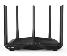 Epacket Tenda AC11 AC1200 WiFi Gigabit 24G 50GHz Dual Band 1167Mbps Repetidor de roteador sem fio com 5 antenas de alto ganho