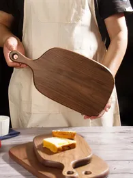 Plates Black Wallet Unpainted Chopping Board Home Fruit Supplement Solid Wood Steak Pallet Pizza Bread
