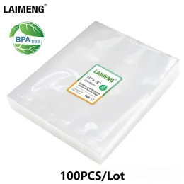 Maskiner Laimeng Vakuumväskor för vakuumförsegling Matlagring Film Vakuumtätningsväskor 100/Lot Kitchen Appliance sous Vide Packing Bags P106