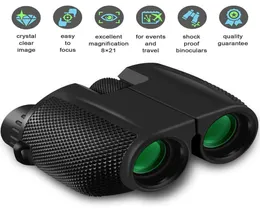 10x25 Binoculars HD аллоптическая двойная зеленая пленка Водонепроницаемый бинокль телескоп для охоты