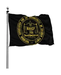 NAACP Association Advancement of Colored People Room 3x5ft Flags 100d Polyester Banner Innen in der Freien im Freien Lebendige Farbe Hochqualität WI3158155