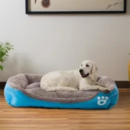 Drop Transport Multi-Color Pet Big Dog Bed Warm House Soft Nest Basket Waterproof Kennel Cat Puppy Large Y200330263Q