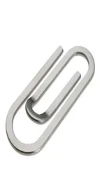 Stal nierdzewna metalowa wielofunkcyjna Men Money Clips Paper Clip Clip Folder Portfolio Karta kredytowa Uchwyt pieniądze Srebrny klip1354599