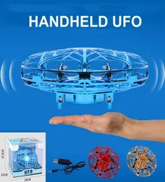 Anticollision LED Flying Helicopter Magic Hand UFO Aircraft Sensing Mini INDUTtion Drone Suspension UFO Toys Kids Electric Electric Electr2550497