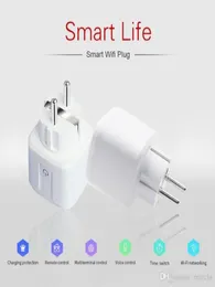 Smart plug16A EU wifi smart with power monitor wifi wireless smart socket with Google Alexa home voice control9880664