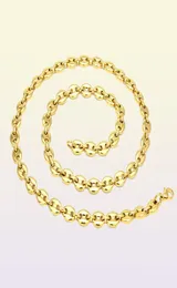 Chain Chain Link Chain de 74 mm para homens de aço inoxidável, link de colares de corrente de corrente de moda de moda de hip hop joalheria3767249