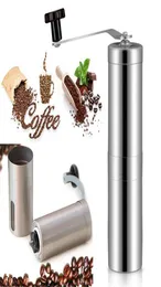Manuell kaffekvarnböna konisk burrfabrik för fransk pressbar rostfritt stålpeppar Mills köksverktyg DHL WX914641575648