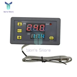 W3230 DC 12V Probe Line Digital Temperature Control LED Thermostat Regulator Heat/Cooling Control Thermoregulator -60°C~ 500°C