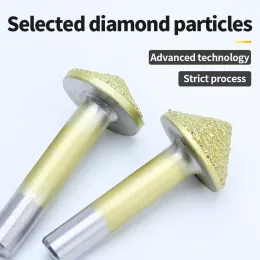 LIDIAO 조각 도구 6mm Shank 라우터 비트 스톤 조각 CNC 커터 다이아몬드 분쇄 버 브리트 비트 합금 강철 로터리 파일