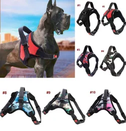 10 cores Pet Dog Colet Collar Sport Outdoor Sport No Pull Ajustável Cola de peito de cachorro Supplies1691410