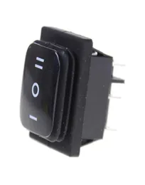 Smart Home Control Onoffon 12V 6Pin DPDT Rocker Switch wasserdichtes Selbstverriegelungsrechteck -Momentan -Auto -Boot Black9309033