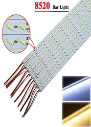 LED Strip Light 1M SMD 8520 Super Bright Hard Ramid Bar DC12V 72 LEDS Aluminium White Color2022391