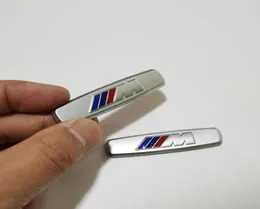 2PCS CAR BADGE LOGO Внутренний сиденье наклейка M Performance Sticker для BMW M3 M5 M2 E30 E36 E90 E60 E39 E38 E46 F25 x3 x5 x6 x7 Z897302711