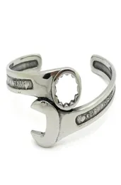 Fashion Silver Tone Metals Tools Wrench Bangle rostfritt stål Biker Armband Unikt designer Band smycken BB02209B2352569