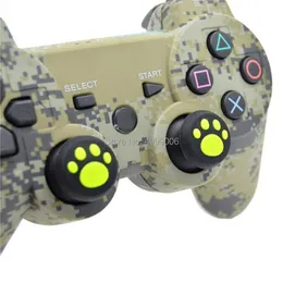 100pcs Cat Cat Cilacone Cap التناظرية قبضة الإبهام عصا الغلاف غطاء عصا التحكم PS5 PS4 Pro