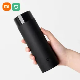 Aksesuarlar Xiaomi Mijia 350ml Paslanmaz Çelik Su Şişesi 190g Hafif Termos Vakum Mini Bardak Kampı Seyahat Taşınabilir Yalıtımlı Kupa