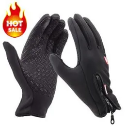 Windproof Outdoor Sports Gloves bicycle gloves warm velvet warm touch capacitive screen phone tactical gloves1495734