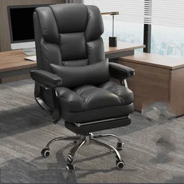 Cadeira De Escritório Giratória De Couro Cadeira Ergonômica De