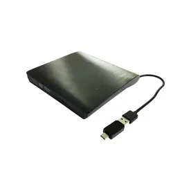 High Speed External USB 3.0 Flat Brushed External DVD RW Burner CD Writer Slim Portable Optical Drive for Laptop PC HP