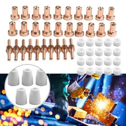Cut 50 Plasma Cutter Consumables GZTIGWELD PT-31 LG-40 20072 Plasma Cutter Torch Head Body And Plasma Tip Electrode Nozzle Cup Gas Ring Consumables Kit 41pcs In Printing Comsumables - Foto 8
