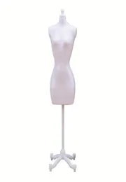 Cabides racks corpora de manequim feminino com vestido de decoração de suporte de costureira de exibição completa Jóias de modelos de jóias8955578