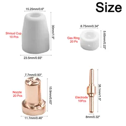 Gas Head Nozzle RIVERWELD PT-31 LG-40 JG40 Plasma Cutting Torch