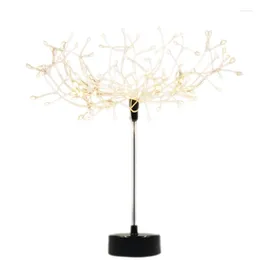 Nachtlichter LED LED LEGEN USB Dekorative Baumlampe Girlande für Schlafzimmer Heimatkoration Weihnachtsfest romantische Tisch