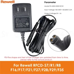 Trimmers Original Rewell Professional Hair Clipper Charger Power Adapter för RFCDF17 S7 F28 F29 900 Electric Hair Trimmer Charger Plug