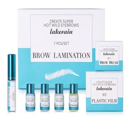 7pcset Brow Lamination Комплект краситель набор бровей для бровей Стилирование бровей Фиксативная и быстрое формирование толстых бровей WAID 8778273