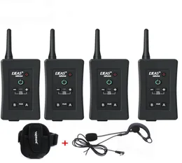 Talkie Nyaste fotbollsdomare Intercom Headset FBIM 1200m Full Duplex Bluetooth Interphone Wireless Ear Walkie Headsets Retail BO2400618