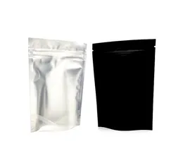 Empty Half Clear Mylar Bags California SF Waterproof Dustproof Smell Proof Zipper Package Stand Up Pouch Bag5586731